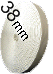 38mm * PES Textilband * 3.500kg * 100m * kreuzgewebt